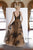 Janique - W2185 Floral Lace Tulle Gown Evening Dresses 4 / Black/Nude