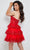 Jasz Couture 1625 - Strapless Corset Bodice Cocktail Dress Homecoming Dresses