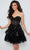 Jasz Couture 1625 - Strapless Corset Bodice Cocktail Dress Homecoming Dresses