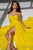 Jasz Couture 7028 - V-Neck Sleeveless Prom Dress Prom Dresses 6 / Yellow