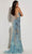 Jasz Couture 7348 - Rhinestone Embellished Sleeveless Evening Dress Prom Dresses 10 / Royal