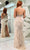 Jasz Couture 7402 - Sweetheart Feather Sheath Prom Gown Prom Dresses