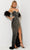 Jasz Couture 7509 - Sweetheart Bead Fringed Prom Dress Prom Dresses 00 / Nude/Silver