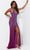 Jasz Couture 7540 - Halter Beaded Sleeveless Prom Dress Special Occasion Dress 000 / Berry