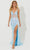 Jasz Couture 7543 - Sleeveless Strappy Back Evening Dress Special Occasion Dress 000 / Light Blue