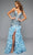 Jasz Couture 7605 - Mirror Embellished Mermaid Dress with Ruffles Special Occasion Dress