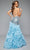 Jasz Couture 7605 - Mirror Embellished Mermaid Dress with Ruffles Special Occasion Dress