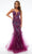 Jasz Couture 7619 - Floral Embroidered Mermaid Gown Special Occasion Dress