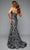 Jasz Couture 7648 - Beaded Mermaid Gown with High Slit Special Occasion Dress