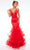 Jasz Couture 7670 - Strapless Plunge Tulle Gown Special Occasion Dress