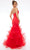 Jasz Couture 7670 - Strapless Plunge Tulle Gown Special Occasion Dress