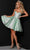 Johnathan Kayne 2411S - Sweetheart Metallic Cocktail Dress Cocktail Dresses 00 / Spearmint