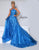 Johnathan Kayne 2618 - Lace Overskirt Evening Gown Prom Dresses 0 / Periwinkle