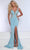 Johnathan Kayne 2674 - Illusion Side Mermaid Evening Gown Pageant Dresses 10 / Canary Yellow