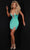 Johnathan Kayne 2789 - Rhinestone Beaded Fitted Cocktail Dress Special Occasion Dress 00 / Mint