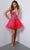 Johnathan Kayne 2809S - Plunging Sweetheart Embellished Cocktail Dress Homecoming Dresses 00 / Fuchsia