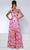 Johnathan Kayne 2813 - Sequin Floral Evening Dress Evening Dresses 00 / Pink-Multi