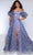 Johnathan Kayne 2833 - Sweetheart 3D Floral Appliqued Prom Dress Ball Gowns 00 / Purple