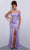 Johnathan Kayne 2838 - Asymmetric Front Cut Out Prom Dress Prom Dresses 00 / Lilac