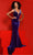 Johnathan Kayne 2877 - Beaded Trim Velvet Evening Dress Prom Dresses 00 / Purple