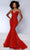 Johnathan Kayne 2886 - Embroidered Sleeveless Prom Gown Prom Dresses 00 / Red