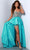 Johnathan Kayne 2904 - Strapless Taffeta Overskirt Prom Dress Prom Dresses 00 / Aqua