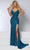 Johnathan Kayne 2926 - Beaded Sheath Evening Gown Evening Dresses 00 / Peacock