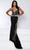 Johnathan Kayne 2944 - Rhinestone Appliqued Strapless Evening Dress Evening Dresses 00 / Black