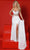 Johnathan Kayne 2952 - Draped Corset Evening Gown Prom Dresses 00 / Soft White