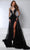 Johnathan Kayne 2955 - Jeweled High Neck Evening Gown Evening Dresses 00 / Black