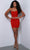 Johnathan Kayne 2975 - Strapless Sequin Cocktail Dress Homecoming Dresses 00 / Red