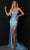 Johnathan Kayne 3006 - Sweetheart Beaded Illusion Corset Prom Gown Special Occasion Dress 00 / Cinderella Blue