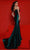 Johnathan Kayne 3041 - Shiny Lycra Beaded Prom Gown Special Occasion Dress