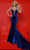 Johnathan Kayne 3071 - Strappy Back Velvet Trumpet Prom Gown Special Occasion Dress