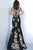 Jovani 00635SC - Sweetheart Trumpet Evening Dress Evening Dresses 8 / Black/Gold