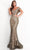 Jovani 02920SC - Fold Over Detail Mermaid Long Gown Evening Dresses