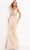 Jovani 03023SC - Feather Detailed V-Neck Prom Gown Prom Dresses 6 / Lilac