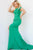 Jovani - 04222 Split One-Shoulder High Leg Slit Evening Gown Evening Dresses