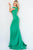 Jovani - 04222 Split One-Shoulder High Leg Slit Evening Gown Evening Dresses