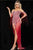 Jovani 07031SC - Fringed Shoulder Sheath Prom Gown Prom Dresses 14 / Nude/Gunmetal