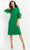 Jovani 07341SC - Feathered Quarter Sleeve Dress Cocktail Dresses