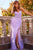 Jovani 08060 - Feather Skirt Prom Dress Prom Dresses 00 / Lilac