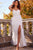 Jovani 08060 - Feather Skirt Prom Dress Prom Dresses 00 / Off-White