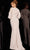 Jovani 09470SC - Appliqued Long Sleeve Evening Gown Evening Dresses 8 / Navy