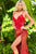 Jovani 1012 - V Neck Sequin Prom Gown Pageant Dresses 00 / Red