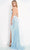 Jovani 1012SC - 3D Applique Sleeveless Prom Dress Pageant Dresses 8 / Rose/Gold