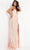 Jovani 1012SC - 3D Applique Sleeveless Prom Dress Pageant Dresses 8 / Rose/Gold