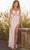 Jovani 22343 - Embroidered Sheath Prom Dress Prom Dresses 00 / Ivory