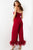 Jovani 22590 - Strapless Feather Fringes Jumpsuit