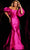 Jovani 22830 - Off Shoulder Satin Prom Dress Prom Dresses 00 / Fuchsia